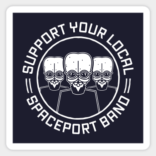 Support Your Local Spaceport Band Sticker